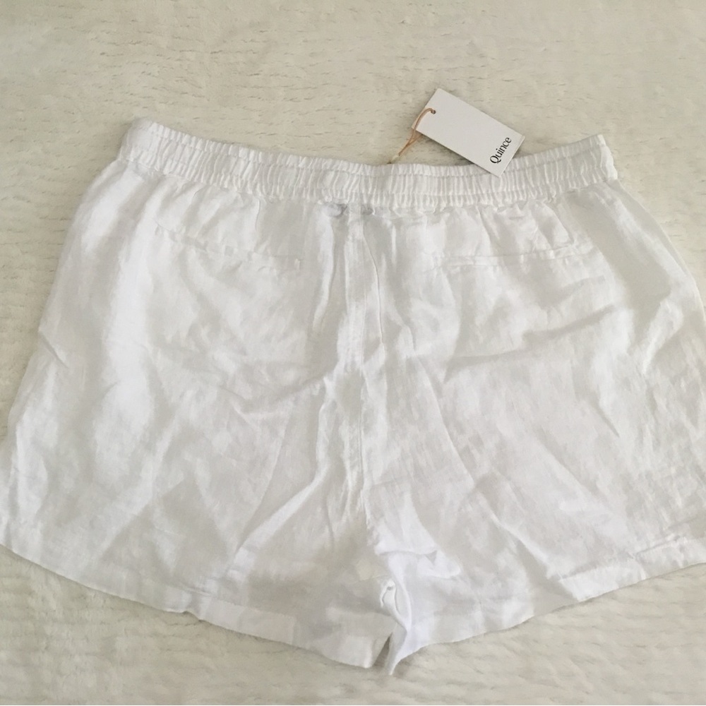 Quince 100% European Linen Shorts size large - Picture 5 of 13